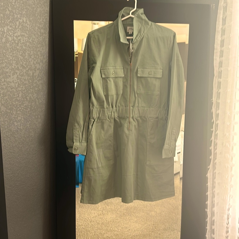 Never worn J Crew Utility Dress size 14